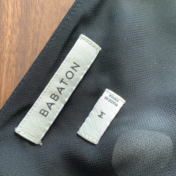 Babaton Printed Black Dress - size M - Picture 2 of 8